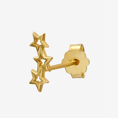 Boucles d'oreilles à l'unité Doré  ADÈLE CAROLINE NAJMAN