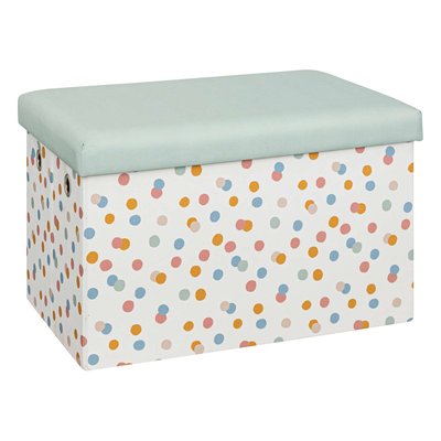 Pouf de rangement pliant POIS ATMOSPHERA