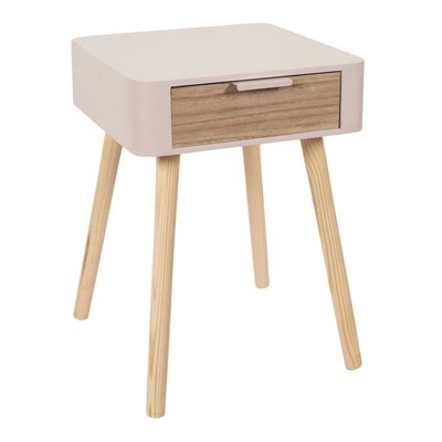 Table de chevet 1 tiroir en MDF TOILINUX