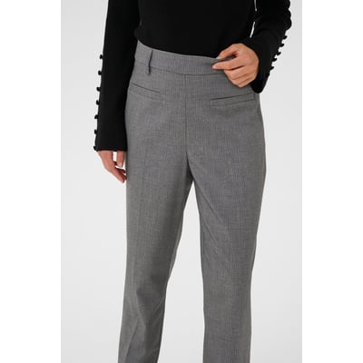 Pantalon Habillé Theory - Laine Gris à Rayures Blanches - Taille 4 - Occasion Très Bon état