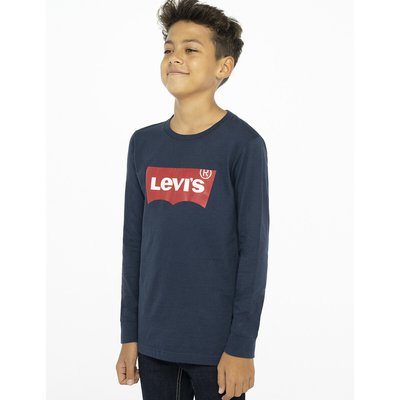 Cotton Long Sleeve T-Shirt LEVI'S KIDS