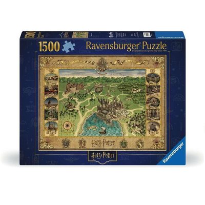 Puzzle La carte de Poudlard 1500 pièces RAVENSBURGER