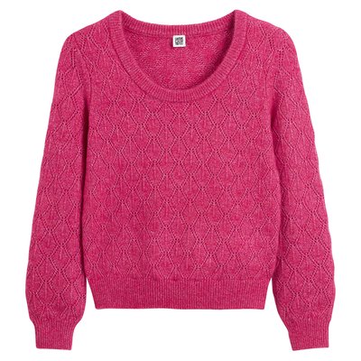 Pull col rond en grosse maille LA REDOUTE COLLECTIONS