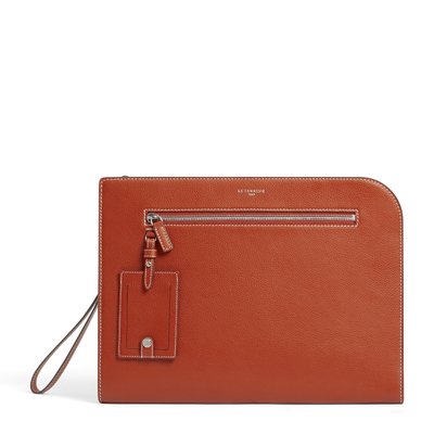 Pochette A4 en cuir grainé EMILE LE TANNEUR