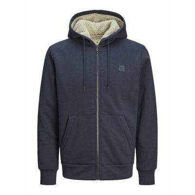 Свитшот на молнии с капюшоном на подкладке из флиса JACK & JONES