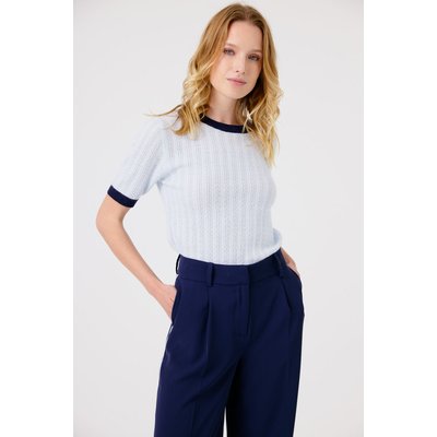 Pull tricoté avec col contrasté CALLIOPE ARTLOVE