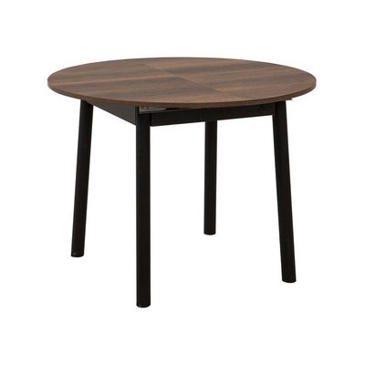 Table repas ronde en aggloméré avec allonge Oliver HANAH HOME