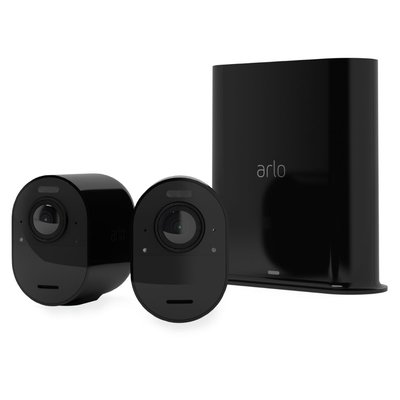 Caméra de surveillance 2 caméras extérieures noires Ultra 2 ARLO
