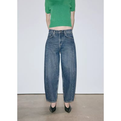 Jean balloon coutures MANGO