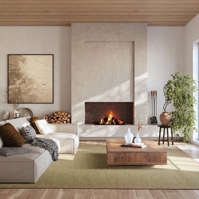 Tapis de couloir effet jute THE DECO FACTORY