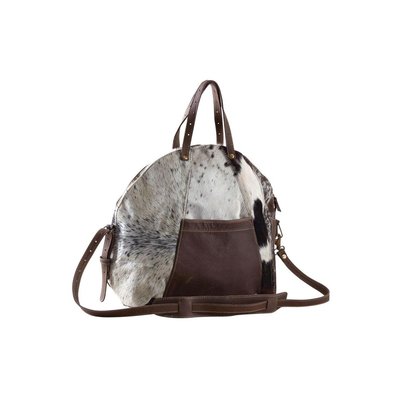 Sac de voyage en peau de vache AUBRY GASPARD
