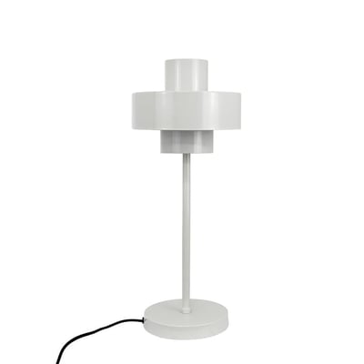Lampe à poser en métal blanc STOKE DYBERG LARSEN