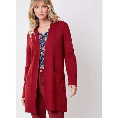 Gilet long maille unie SACHEON LA FIANCÉE