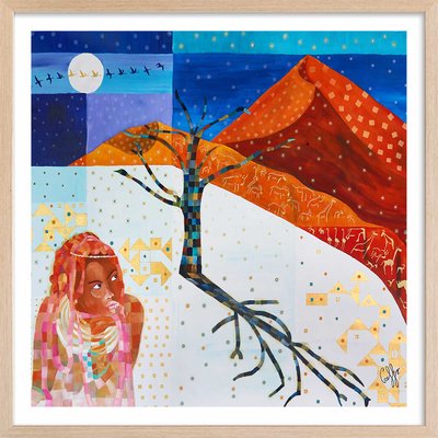 Affiche deco voyage en namibie HEXOA