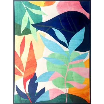 Tableau décoratif  sur velours avec cadre élégant RECOLLECTION