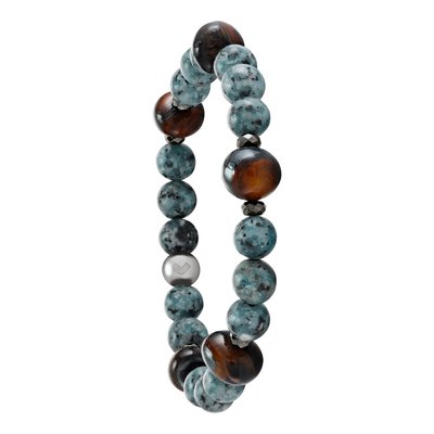 MAUNE - Sesame jasper bracelet, red tiger's eye, hematite JOURDAN BIJOUX