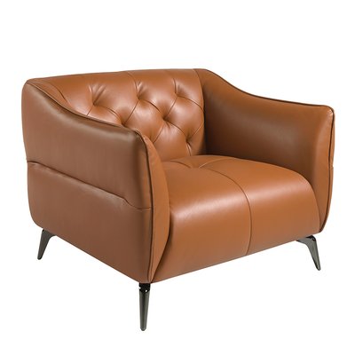 Fauteuil de cuir avec capitonné ANGEL CERDA