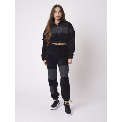 Sweat enfilable col montant velours cotelé PROJECT X