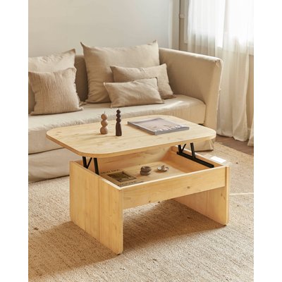 Table basse élévatrice en bois - PALMIRA HANNUN