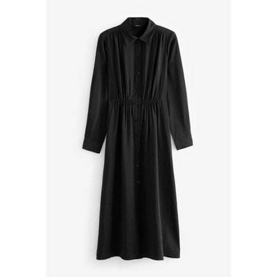 Robe chemise boutonnée à manches longues NEXT