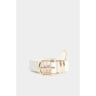 Ceinture croco avec clous MORGAN