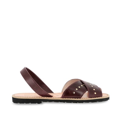 Sandales plates en cuir AVARCA ROCK UNISEX MINORQUINES
