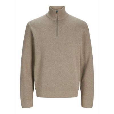 Свитер с воротником-стойкой на молнии JACK & JONES