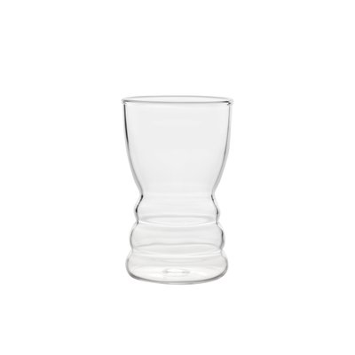 Lot de 2  baristas à expresso en verre borosilicate, OMAGIO COSY&TRENDY