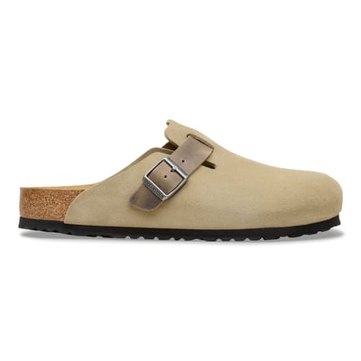 Sabots en cuir suédé Boston BIRKENSTOCK