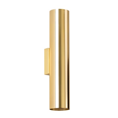 Applique Acier Éclat Doré GU10 2 Lagos EDEN