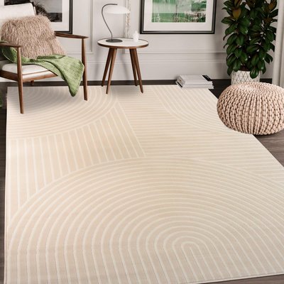 Tapis salon et chambre tissé motif géométrique ARCROL UN AMOUR DE TAPIS
