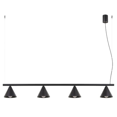 Lustre Acier Noir E14 4 NOX EDEN