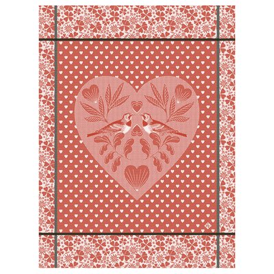 Torchon en Coton, AMOUR LE JACQUARD FRANCAIS