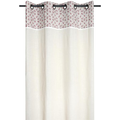 Rideau coton imprimé petites fleurs LOVELY CASA