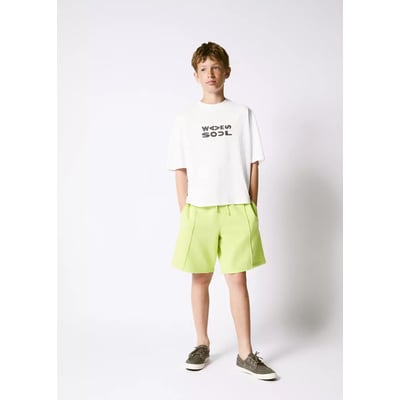 Bermuda en coton relaxed-fit MANGO KIDS