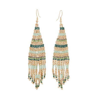 Boucles d'oreilles perles de rocailles BALABOOSTE