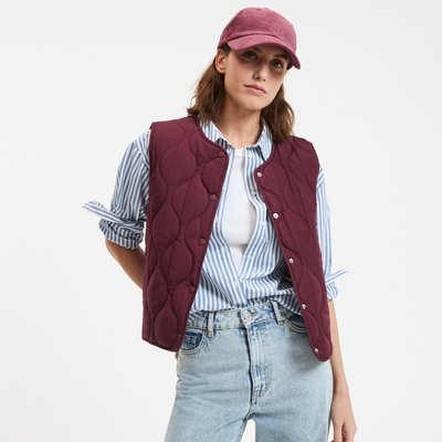 Chaleco acolchado con botones de presión LA REDOUTE COLLECTIONS