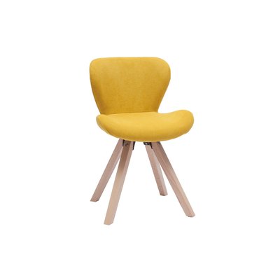 Chaise scandinave en tissu et bois ANYA MILIBOO