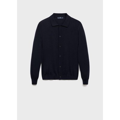 Cardigan 100 % laine mérinos MANGO MAN