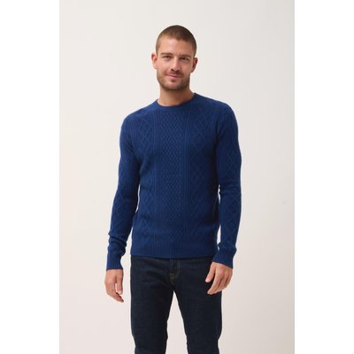 Pull Col Rond 4 Fils Minuit Thurid JUST CASHMERE