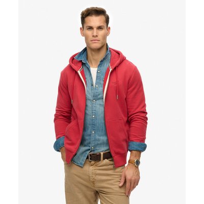 Sweat à capuche zippé à logo Essential SUPERDRY