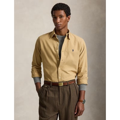  Chemise Oxford cintrée teinte en pièce POLO RALPH LAUREN