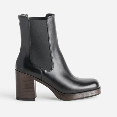 Boots À Talon en cuir NIAMA ERAM