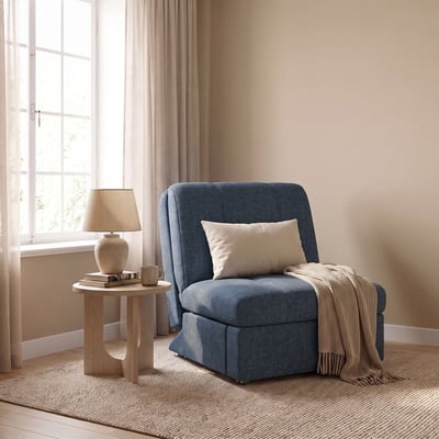 Rockford Chenille Single Sofabed with Foam Mattress ÉDITÉ