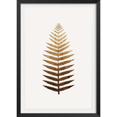 Affiche fleurs Fougere d'or HEXOA