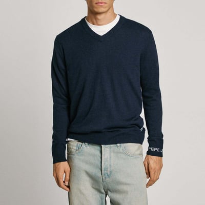 Pull Col V Coupe Regular PEPE JEANS