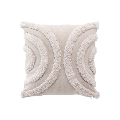 Coussin déhoussable aux motifs tuftés DOUCEUR D'INTÉRIEUR