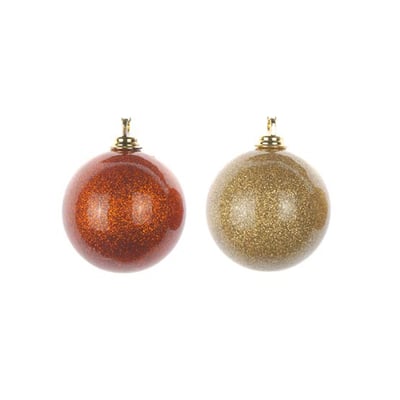 Lot de 3 Boules de Noël Tons Or EDEN