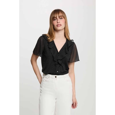 Chemise voile col v MORGAN