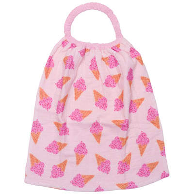 Serviette élastiquée en double gaze BB & CO
